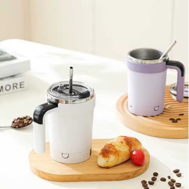 380ML Rechargeable Self-Stirring Mug – Magnetic Automatic Mixer for Coffee, Tea, Milk & More