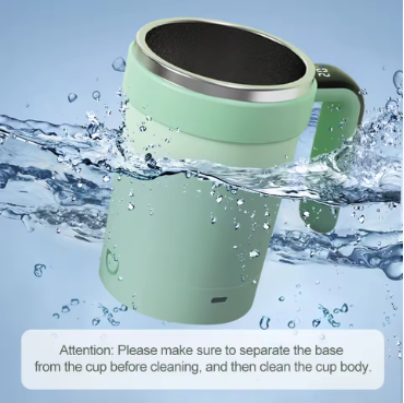 380ML Rechargeable Self-Stirring Mug – Magnetic Automatic Mixer for Coffee, Tea, Milk & More